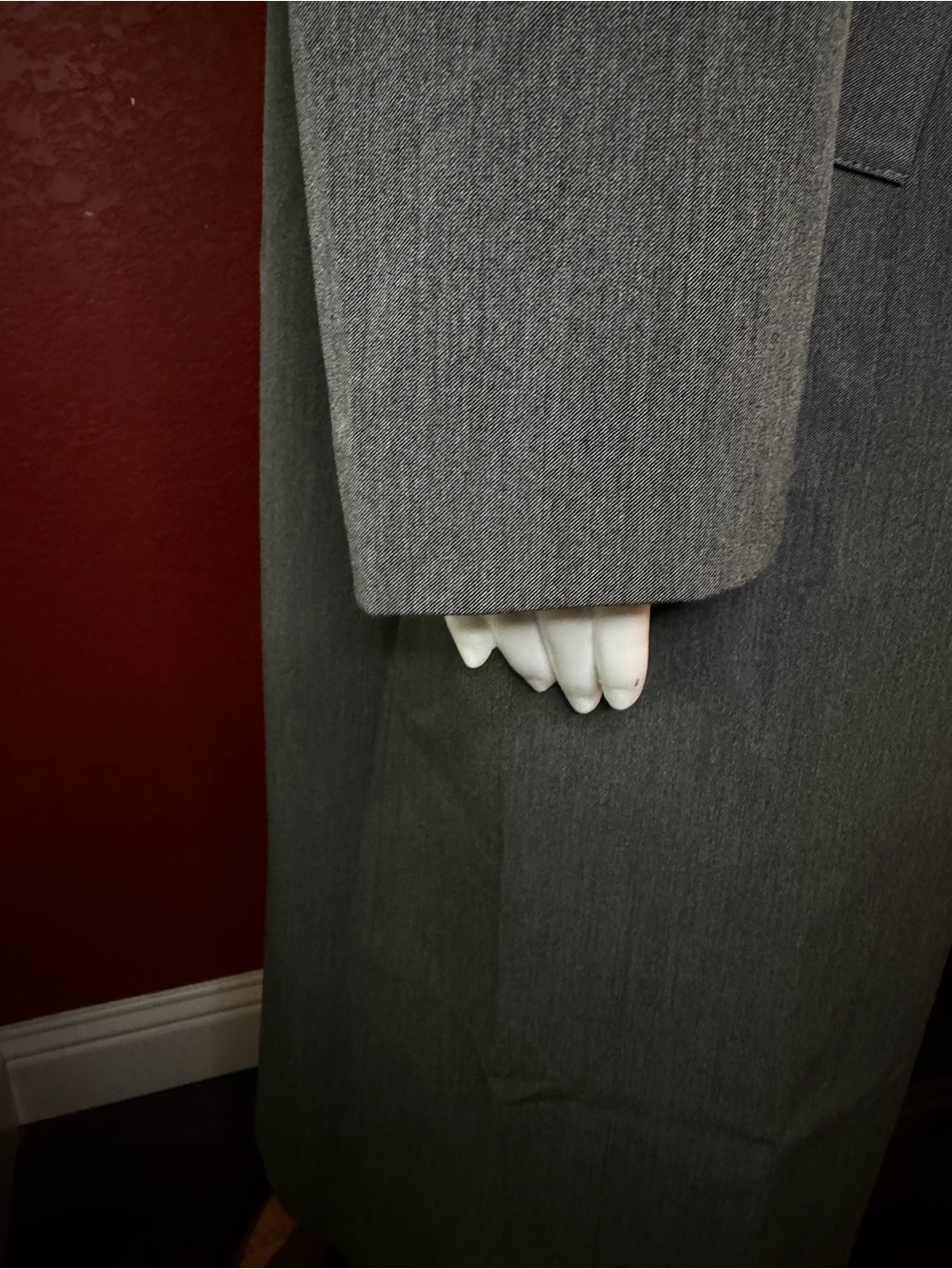 Rita Row Noufonts Longline Coat | Dark Grey | Size M - Picture 13 of 13